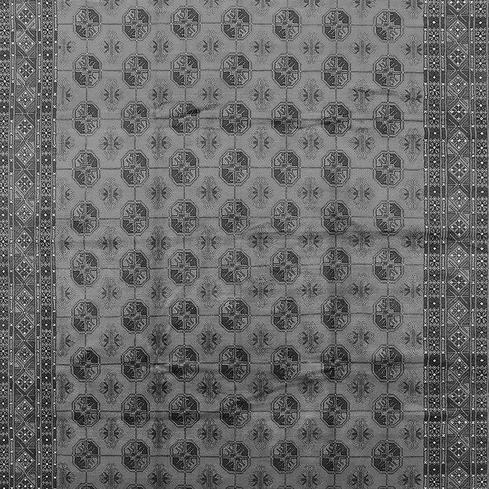 Machine Washable Oriental Gray Industrial Rug, wshurb1101gry