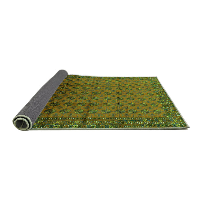 Sideview of Oriental Green Industrial Rug, urb1101grn
