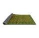 Sideview of Oriental Green Industrial Rug, urb1101grn