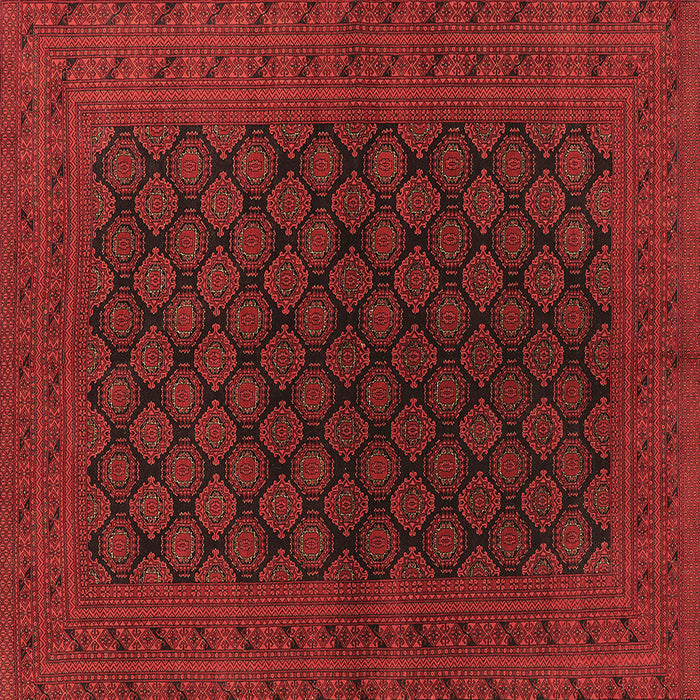Square Oriental Brown Industrial Rug, urb1102brn