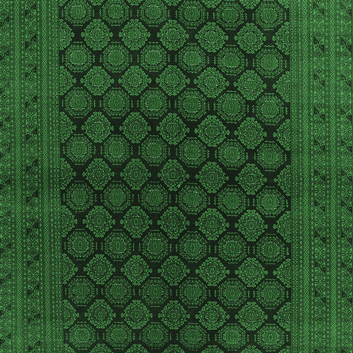 Oriental Emerald Green Industrial Rug, urb1102emgrn