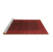 Sideview of Machine Washable Oriental Brown Industrial Rug, wshurb1102brn