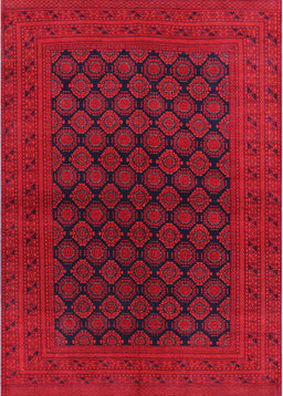 Mid-Century Modern Maroon Purple Oriental Rug, urb1102