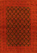 Machine Washable Oriental Yellow Industrial Rug, wshurb1102yw