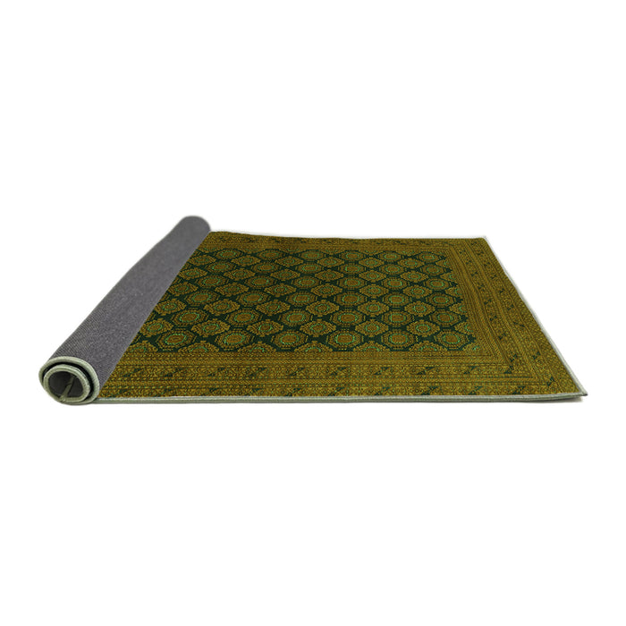 Sideview of Oriental Green Industrial Rug, urb1102grn