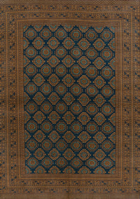 Oriental Turquoise Industrial Rug, urb1102turq