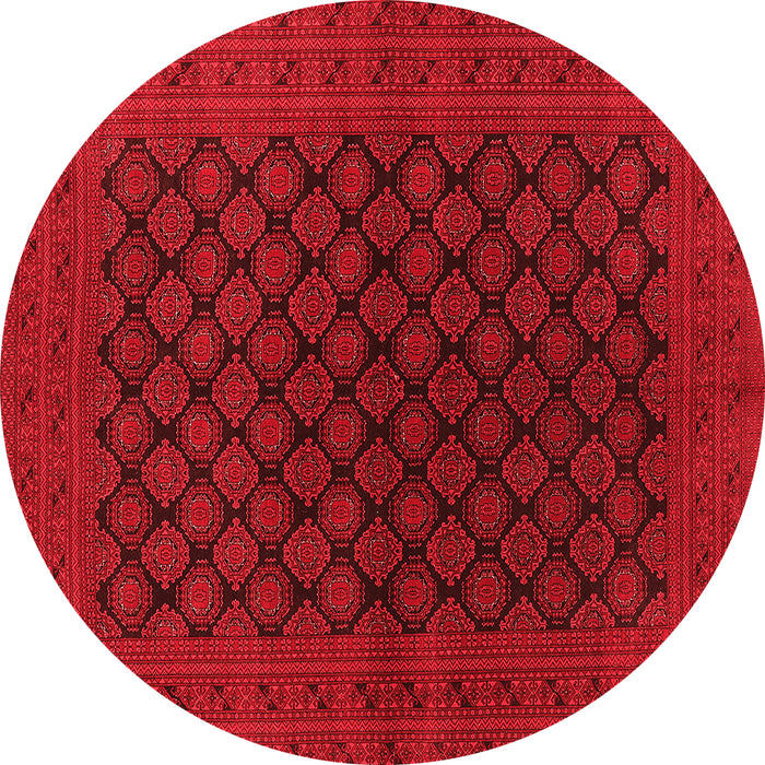 Machine Washable Oriental Red Industrial Rug, wshurb1102red