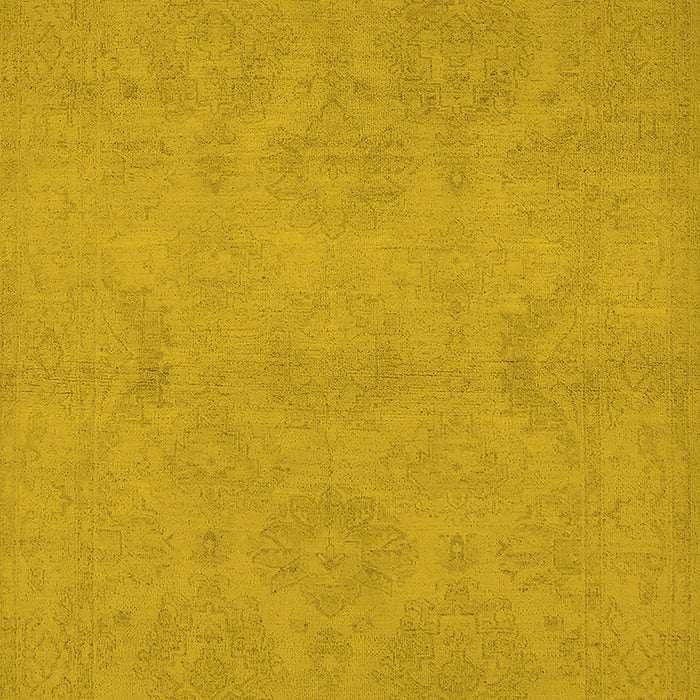 Oriental Yellow Industrial Rug, urb1103yw