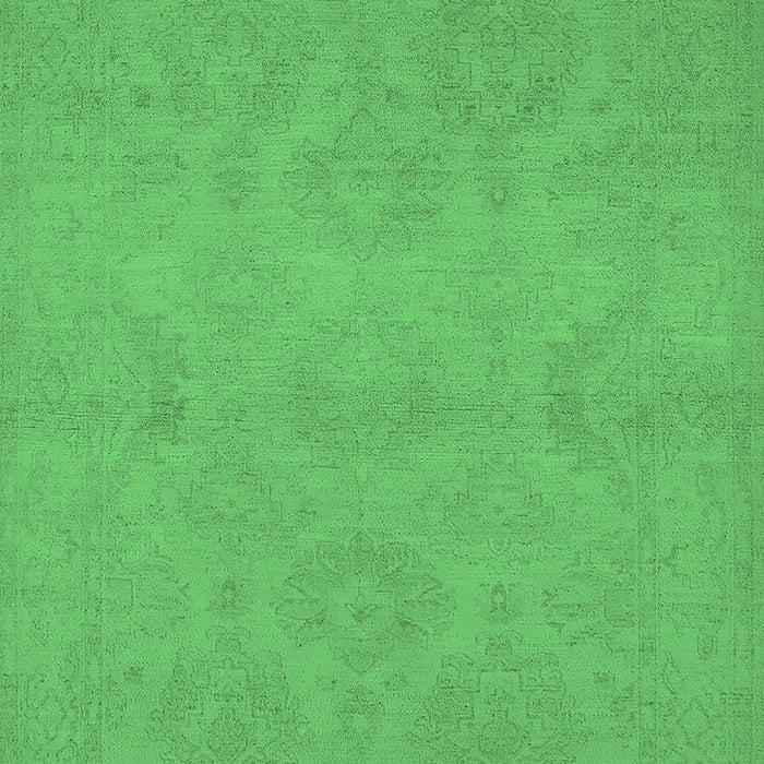 Machine Washable Oriental Emerald Green Industrial Area Rugs, wshurb1103emgrn