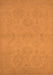 Machine Washable Oriental Orange Industrial Area Rugs, wshurb1103org