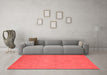 Industrial Red Washable Rugs