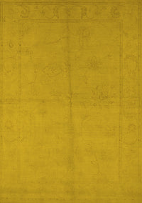 Oriental Yellow Industrial Rug, urb1104yw