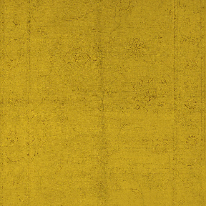 Oriental Yellow Industrial Rug, urb1104yw