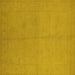 Square Oriental Yellow Industrial Rug, urb1104yw