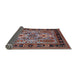 Sideview of Mid-Century Modern Rosy Brown Pink Oriental Rug, urb1105