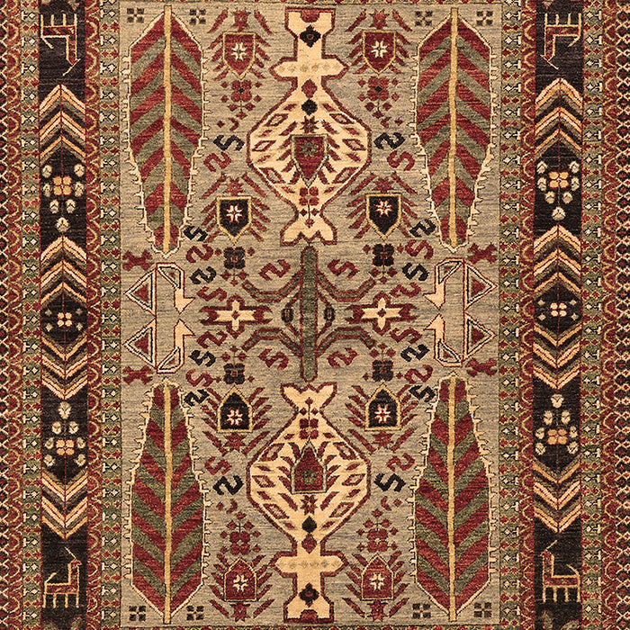 Oriental Brown Industrial Rug, urb1105brn