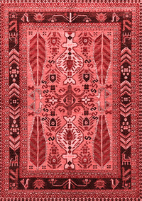 Oriental Red Industrial Rug, urb1105red