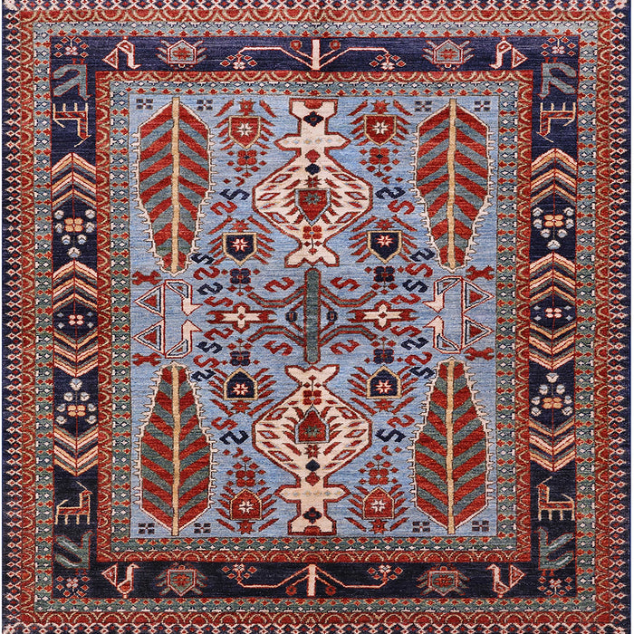 Square Machine Washable Industrial Modern Rosy Brown Pink Rug, wshurb1105