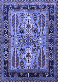 Oriental Blue Industrial Rug, urb1105blu