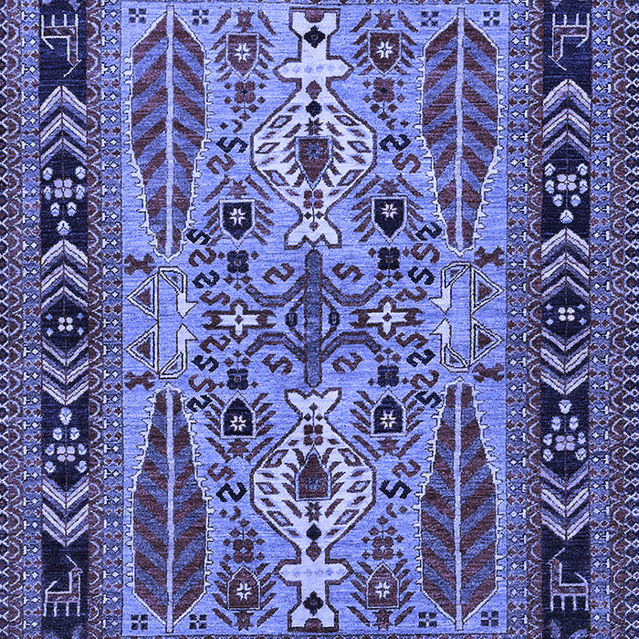 Oriental Blue Industrial Rug, urb1105blu
