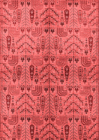 Oriental Red Industrial Rug, urb1106red