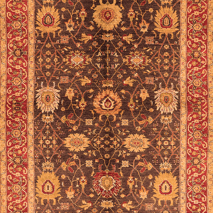 Machine Washable Oriental Orange Industrial Area Rugs, wshurb1107org