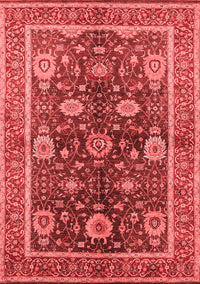 Oriental Red Industrial Rug, urb1107red