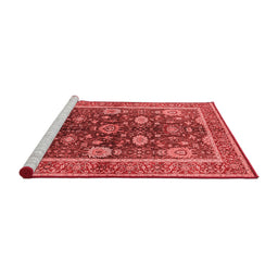 Industrial Red Washable Rugs