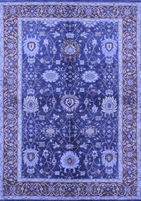 Oriental Blue Industrial Rug, urb1107blu