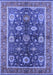 Oriental Blue Industrial Rug, urb1107blu