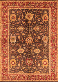 Oriental Orange Industrial Rug, urb1107org