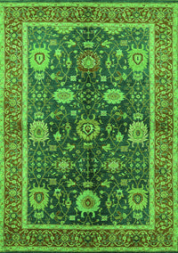 Oriental Green Industrial Rug, urb1107grn