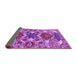 Sideview of Oriental Purple Industrial Rug, urb1108pur