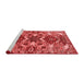 Industrial Red Washable Rugs