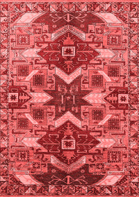 Oriental Red Industrial Rug, urb1108red