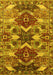 Oriental Yellow Industrial Rug, urb1108yw