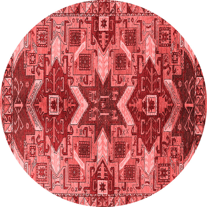 Machine Washable Oriental Red Industrial Rug, wshurb1108red