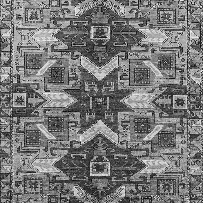 Machine Washable Oriental Gray Industrial Rug, wshurb1108gry