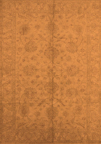 Oriental Orange Industrial Rug, urb1109org