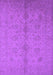 Machine Washable Oriental Purple Industrial Area Rugs, wshurb1109pur