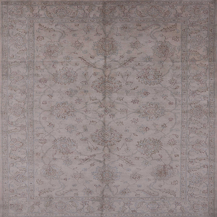 Square Machine Washable Industrial Modern Rose Dust Purple Rug, wshurb1109