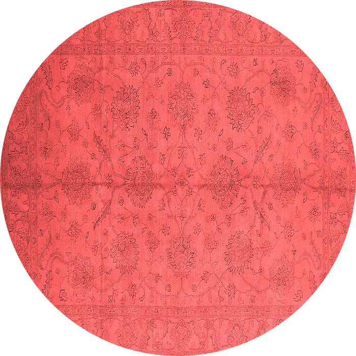 Machine Washable Oriental Red Industrial Rug, wshurb1109red