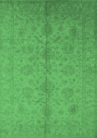 Oriental Emerald Green Industrial Rug, urb1109emgrn