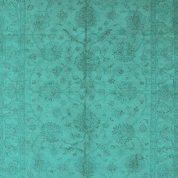 Oriental Turquoise Industrial Rug, urb1109turq