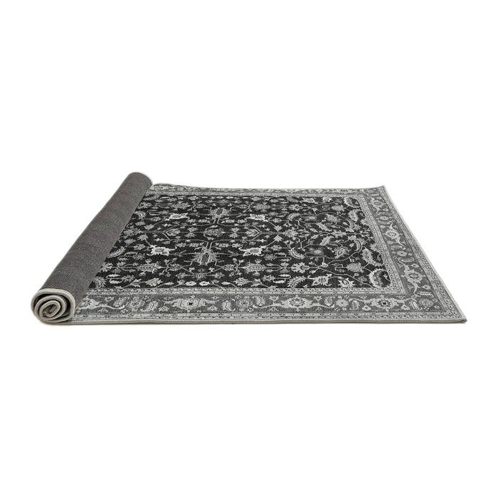 Sideview of Oriental Gray Industrial Rug, urb1110gry