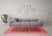 Industrial Red Washable Rugs