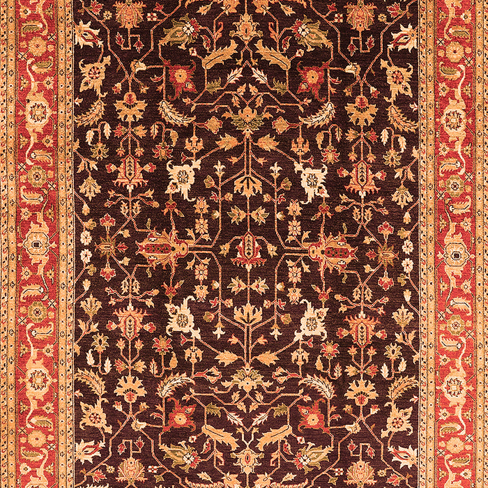 Oriental Orange Industrial Rug, urb1110org