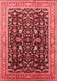 Oriental Red Industrial Rug, urb1110red