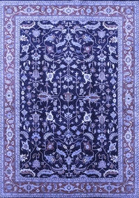 Oriental Blue Industrial Rug, urb1110blu