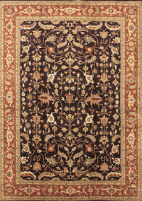 Oriental Brown Industrial Rug, urb1110brn